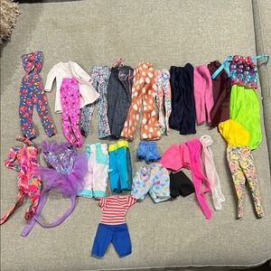 Barbie doll and other brand doll clothing-PRICE FIRM!